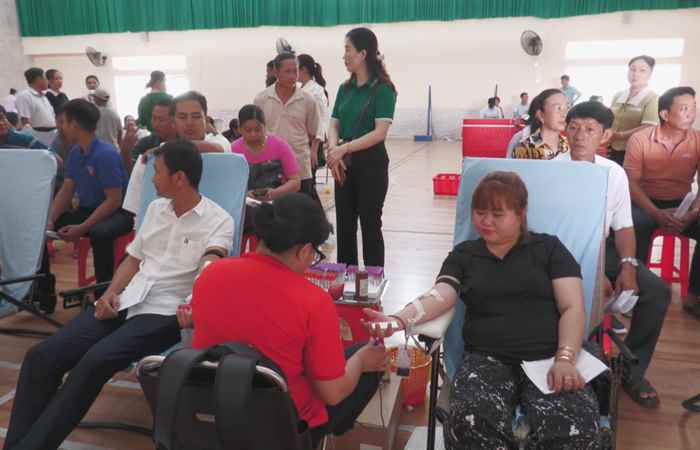 Thạnh Trị: Hiến máu tình nguyện đợt I năm 2024
